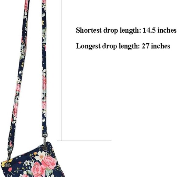 Crossbody Phone Bag Purse RFID Blocking Passport Travel Neck Wallet for Women - Picture 4 of 5